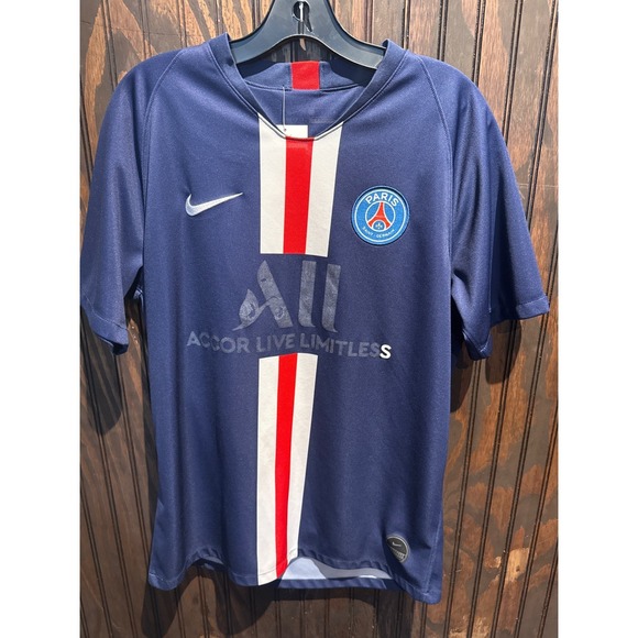 Nike Other - Nike Paris Saint-Germain PSG 2019-2020 Home Soccer Jersey Navy Blue AJ5553-411